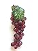 Gecter 2 Bunches of 45Pcs Artificial Grapes Cluster Simulation Fake Fruit Home House Kitchen Party Decor Lifelike(Purple)