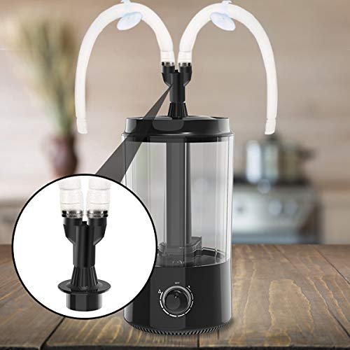 BETAZOOER Top Fill Reptile Humidifier, Reptile Fogger Splitting to 2 Extension Hoses, Suitable for Reptiles Amphibians and Terrarium (3.8 Litre)