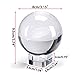OwnMy Galaxy Crystal Ball Glass Sphere Display Globe Paperweight Healing Meditation Ball with Clear Stand for Creative Gift (3