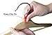 Meta-U Black Garment Hanger White Print Coat Sizer XXS Size Marker Letter Tags (XXS 100Pcs)