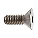 1/4-20 x 1 Flat Head Socket Cap Screws 18-8 Stainless Steel, Quantity 25, Countersunk Head, Allen Hex Drive by Fastenere