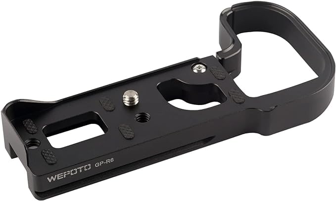 WEPOTO R5 R5C R6 R6 Mark II Camera Hand Grip Quick Release Plate Compatible with Canon R6 R6 Mark II