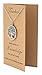 Quan Jewelry Tree of Life Pendant Necklace with Thank You Greeting Card, Teacher's Day Appreciation Gifts, Virtual Thanksgiving Gift Ideas