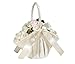 Lillian Rose Ivory Elegant Large Satin Flower Girl Basket