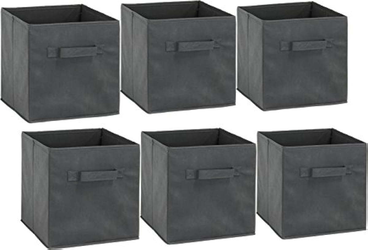 grey cube bins