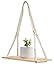 Mkono Macrame Display Wall Hanging Shelf Swing Rope Floating Shelves Home Decor, 20 Inches