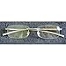 (4 PACK + BONUS) Foster Grant / Magnivision +3.00 ALUMINEYES Reading Glasses - Rimless Lens with Lightweight Gunmetal Arms & Spring Hinges + FREE BONUS MICRO-SUEDE CLEANING CLOTH