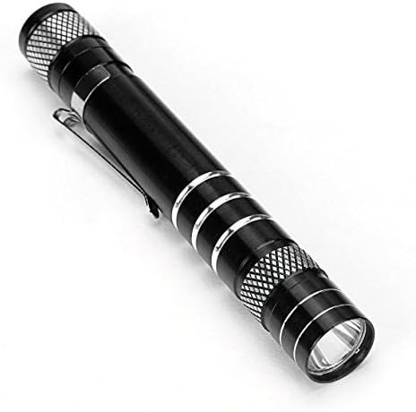 Vickyleb LED Mini Small Flashlight Pocket Super Bright Tactical Flashlight Pen Portable Military Torch For Emergency Outdoor Camping Hiking