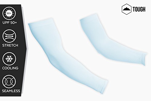 UV-Protection-Cooling-Arm-Sleeves-UPF-50-Long-Sun-Sleeves-for-Men-Women-Perfect-for-Cycling-Driving-Running-Basketball-Football-Outdoor-Activities-Performance-Stretch-Moisture-Wicking