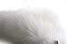Hallowen Decorations Cosplay Real Fluffy White Fox Fur Tail Key Chain Bag Charm Accessories 17