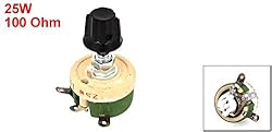 uxcell 25W 100 Ohm Round Ceramic Wirewound