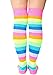 Sidecca Thigh High Neon Rainbow Socks