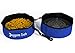 Collapsible Travel Pet Bowl 2 Pack for Water and Food, Set of 2 Portable Dog or Cat Bowls by Dog-Gone Dish