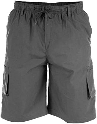Duke D555 Nick Mens King Size Cargo Shorts Dark Grey - 4XL