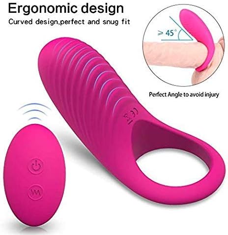 Exquisite Workmanship Pleasurement Toys Ring Silicone Vibrating Rooster Ring Ring Intimacy Product Procrastinate Time Last Couple Pleasure Lock Ring Adult ing Intimacy Toy,as Picture
