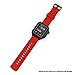 Apple Watch Case Silicone Band (24mm) by Catalyst - 42mm Apple iWatch Series 3, 2 & 1 and The 44mm Series 4[Stainless Steel Buckle, Soft Yet Resistant iWatch Wristbands/Strap], Red Hot