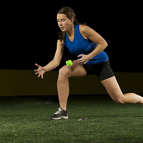 SODIAL Silicone Hexagonal Reaction Ball Trigger Point Therapy Massage Reaction Ball Speed Agility Training Palm Massage Ball Change Ball Natural Rubber Ball - Thumbnail 7