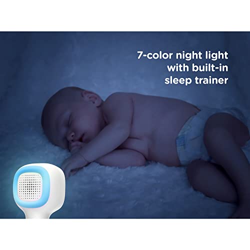 Hubble Connected Nursery Pal Cloud Twin Smart Connected, WiFi Enabled