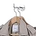 Wallniture Nera Hanging Jewelry Organizer, Bracelet and Necklace Holder Wall Mount Storage Set of 2, 8mm Chrome Finish 5.5 Inches