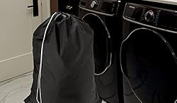 Nylon Laundry Bag - Locking Drawstring Closure and