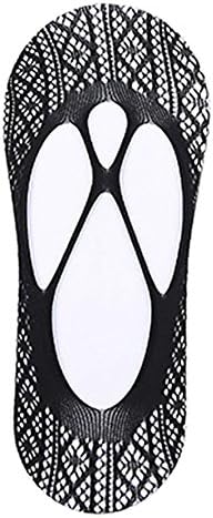 Skyflying 3PCS irregular geometric Anti Slip Liner Socks adjustable (Black)