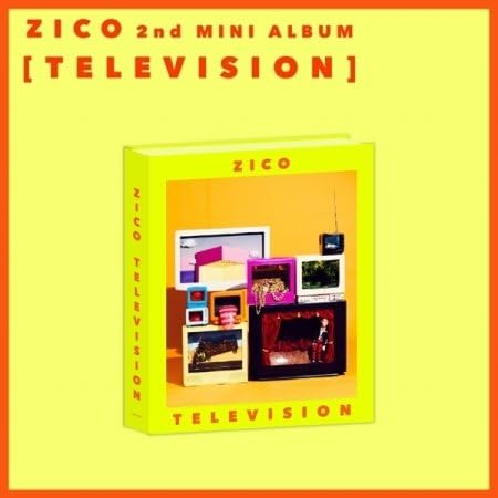 Block B Zico-[Television] 2nd Solo Mini Album CD+Poster (on-pack)+Booklet+Sticker+Toy+Card