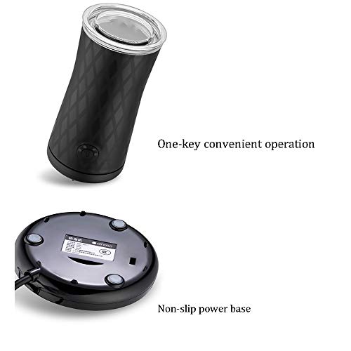 XIAOFEI Elektrisch Milch Fruchter & Dampfer Milchaufschäumer Nicht Stock Keramisch Dampfer Kalt Heiß Funktionalität… – Bild 8