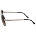 Guess Womens GF0268 Wire Rim Aviator Fashion Sunglasses, Black/Gold/Brown