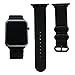 For Apple Watch Band,ViCRiOR 42mm Woven Nylon NATO iWatch Band Replacement Strap with Adapters for Apple Watch 42mm Series 1 and Series 2 ,Black