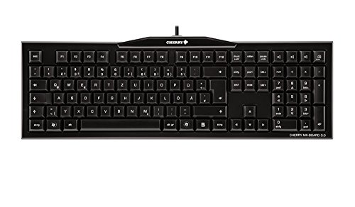 CHERRY MX 3.0 Mechanical USB Keyboard with (Cherry MX Blue Keyswitches) - 104 Keys