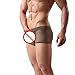 Tonsee® Sexy Men's See Through Briefs Shorts Underwear (M, Army Green)