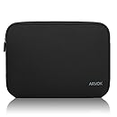 Arvok 15 15.6 Inch Water-resistant Neoprene Laptop Sleeve/Notebook Computer Pocket Case/Tablet Briefcase Carrying Bag/Pouch Skin Cover For Acer/Asus/Dell/Fujitsu/Lenovo/HP/Samsung/Sony/Toshiba(Black)