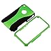 Snap-on Case compatible with Apple iPhone 3G / 3GS, Green / Black Cup Shape