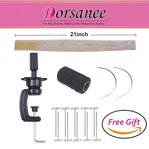 image for Dorsanee Canvas Block Head Wig Head Set Poly Manikin Mannequin Head wi