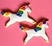 KENIAO Unicorn Cookie Cutters Set - 5 Piece - Unicorn, Unicorn Head, Rainbow, Shooting Star and Heart - Stainless Steel