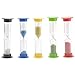 Sand Timer Foxnovo Colorful Sandglass Hourglass Sand Clock Timer 30sec 1min 3mins 5mins 10mins 5pcs Random Color