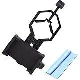 Cellphone Adapter Mount,Spotting Scope Mobile Phone Holder,Cell Phone Adapter,Digiscoping holder for Riflescope Digiscoping Binocular,Telescope,Microscope,Monocular,Video Camera by B.LeekS