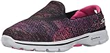 Skechers Performance Womens Go Walk 3 Glisten Walking Shoe, Black/Multi, 9.5 M US