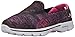 Skechers Performance Womens Go Walk 3 Glisten Walking Shoe,Black/Multi,10 M US