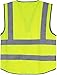 Pack of 2 Safety Vest Reflective Strips with Front Zipper 9 Pockets, Class 2 High Visibility Meets ANSI/ISEA Standards by Galashield (Large)