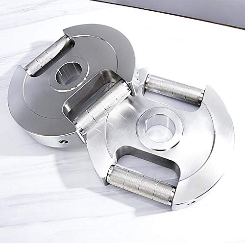 Barbell-Standard-2-Inch-Bumper-Weight-Plates-304-Stainless-Steel-Multi-Function-Grip-for-Olympic-Bar-Strength-Training-Weightlifting-Fitness-Single