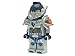 Lego Nexo Knights Clay Kids Minifigure Light up Alarm Clock | Blue/Gray | Plastic | 9.5 inches Tall | LCD Display | boy Girl | Official