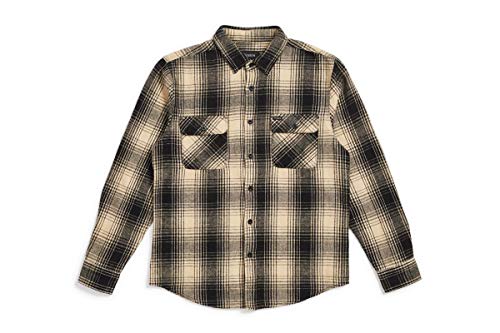 Brixton Men's Bowery Standard Fit Long Sleeve Flannel Shirt