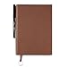 Leather Notebook,izBuy Classic Vintage Notebook Diary Medium Size for Men/women 240 Lined Beige Pages-Mediterranean Style 0.5mm Smooth Gel Pen Included,Darkbrown(58-25)