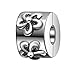 Soulbeads Authentic Sterling Silver Charm Clip Lock Stopper Beads for Charms Bracelet