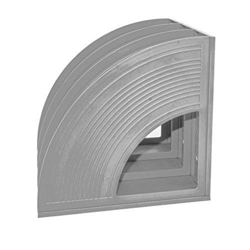 image for Desk File Organiser,SAYEEC Sturdy Desktop Triplicate Magazine Plastic 