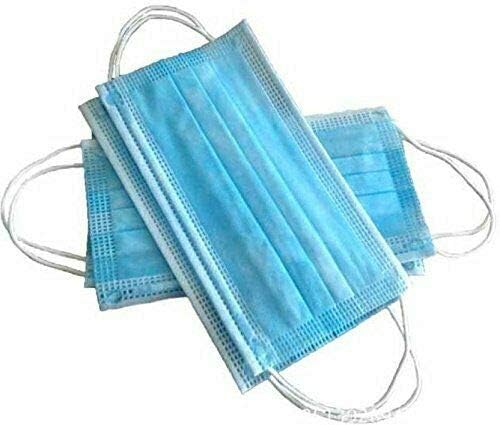 10pcs non-woven three-layer dust-proof antibacterial mask