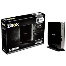 ZOTAC ZBOX B Series Whisper Quiet Mini PC, Intel Quad-Core CPU, HD Graphics Barebones System (ZBOX-BI323-U)