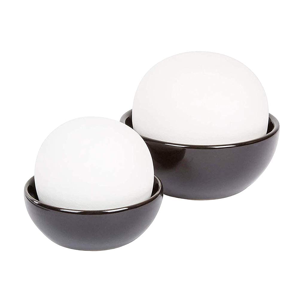 Natural Stone Room Humidifier - Small, Cordless, Raw Water Ceramic - No Electricity or Batteries - Decorative Stones, Cute for Single Room/Bedroom - Babies - Set of 2