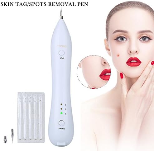 Dot Mole Removal Pen Mole Remover Pen Mole Eraser Plasma Pen Spot Mole Tattoo Removal Pen for Skin Tag Nevus Freckles Dark Spot Birth Mark